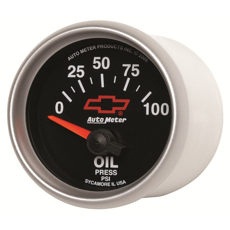 Autometer Oil Pressure 2-1/16, 0-100 PSI - Red Bowtie-thumbmail-2