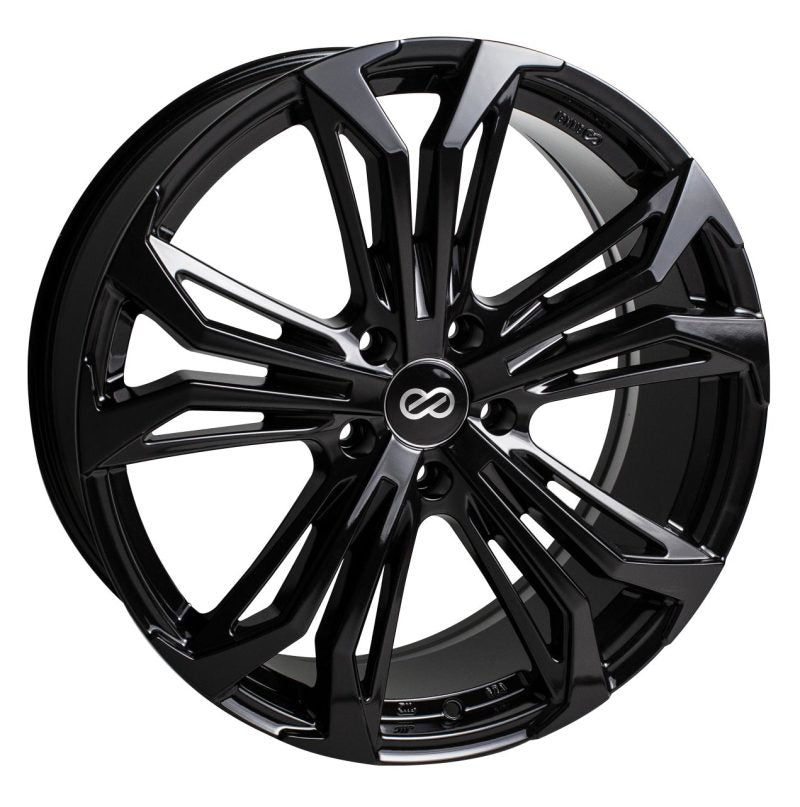 Enkei Vortex 5 Wheel 18x8 40mm Offset, 5x120mm Bore- Black-thumbmail-1