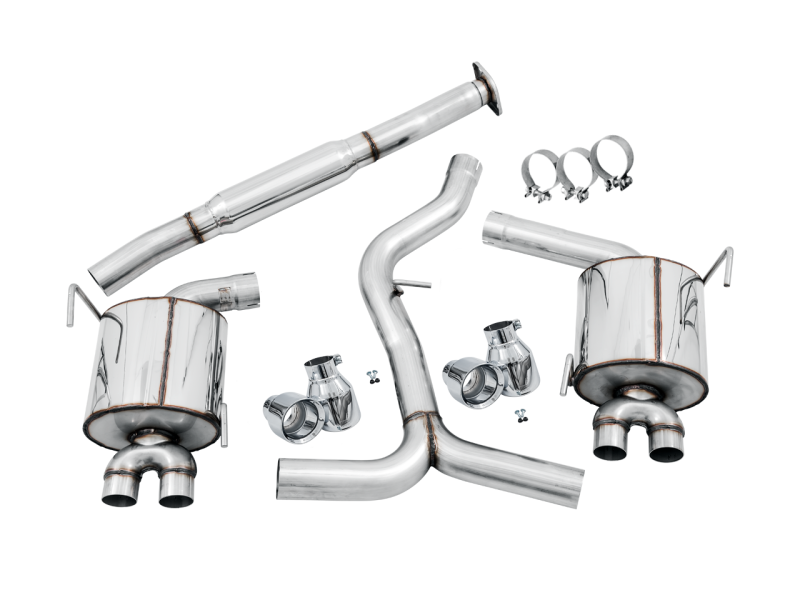 AWE Tuning Subaru STI VA / WRX GV / STI GV Sedan Touring Edition Exhaust - Chrome Silver Tip (102mm)-thumbmail-12