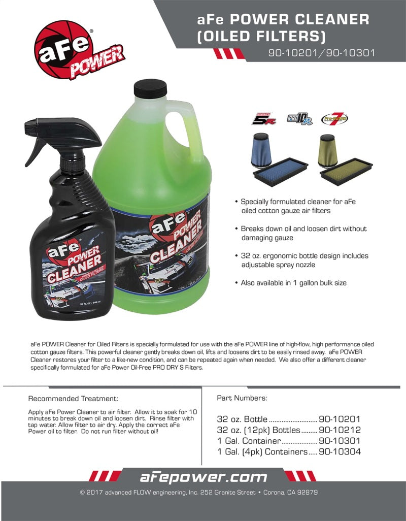 AFE MagnumFLOW Pro 5R Air Filter Power Cleaner 32 oz Spray Bottle (12 Pack)-thumbmail-4