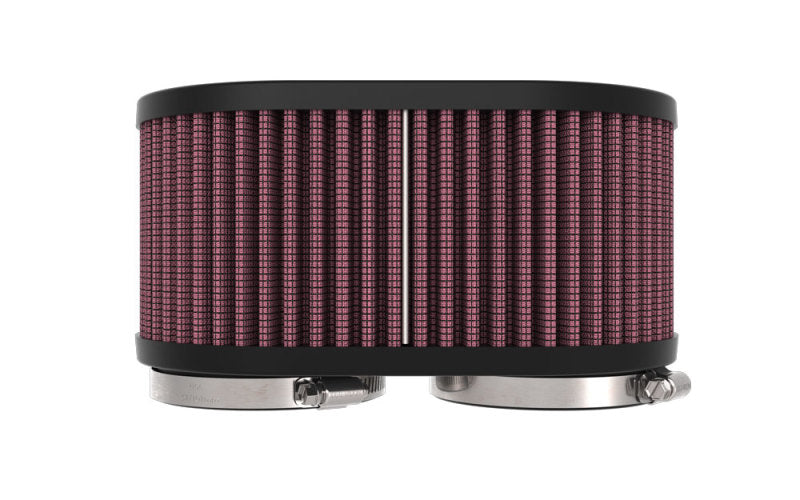 K&N 2-1/8in DUAL FLG 6-1/4 X 4inOD 3inH Universal Clamp-On Air Filter-thumbmail-4