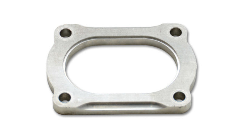 Vibrant T304 SS 4 Bolt Flange for 3.5in O.D. Oval tubing-thumbmail-2