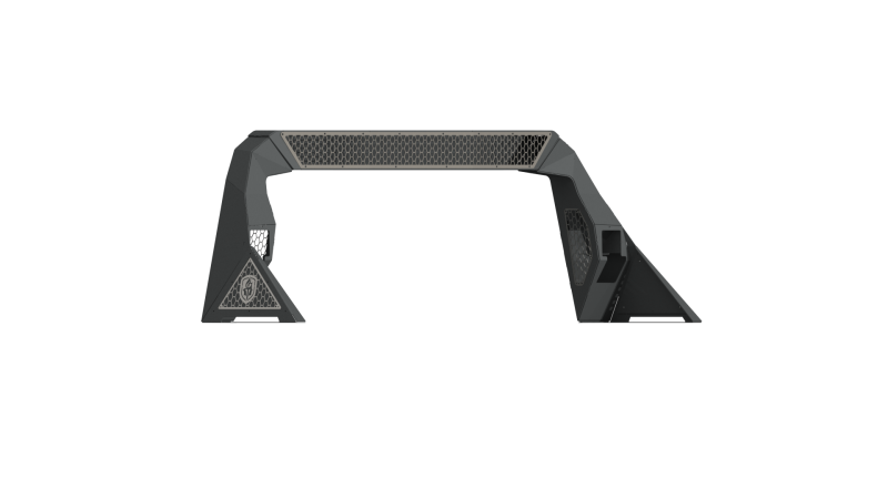Road Armor 99-20 Ford F-250 iD Headache Rack w/Bedrail Pods/ 40in Center Light Pod/Hyve - Raw-thumbmail-1