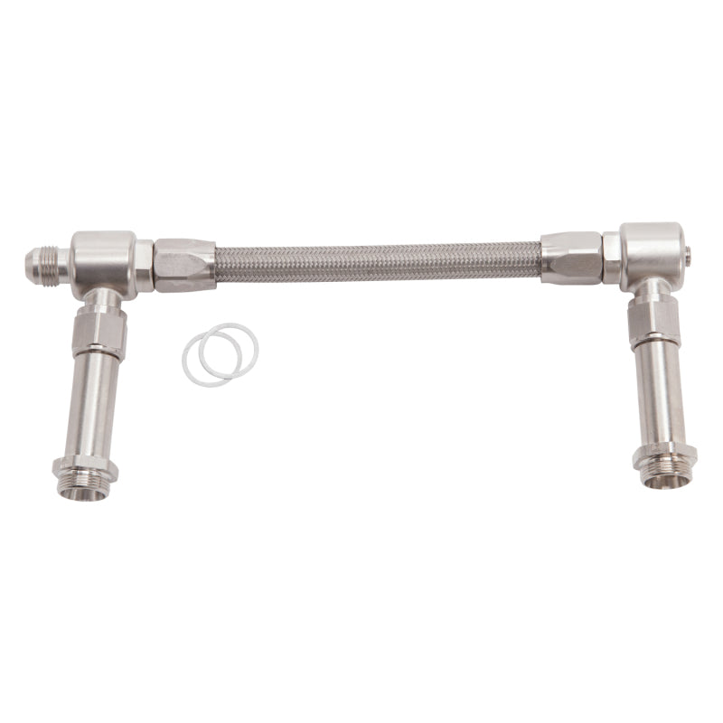 Russell Performance -8 AN to -8 AN ProFlex Holley 4150 Dual Inlet Carb Kit (Endura)-thumbmail-3