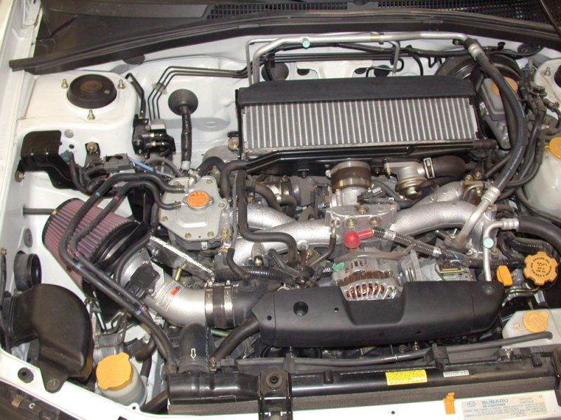 K&N 04-06 Subaru Forester XT F4-2.5L Silver Typhoon Short Ram Intake-thumbmail-3