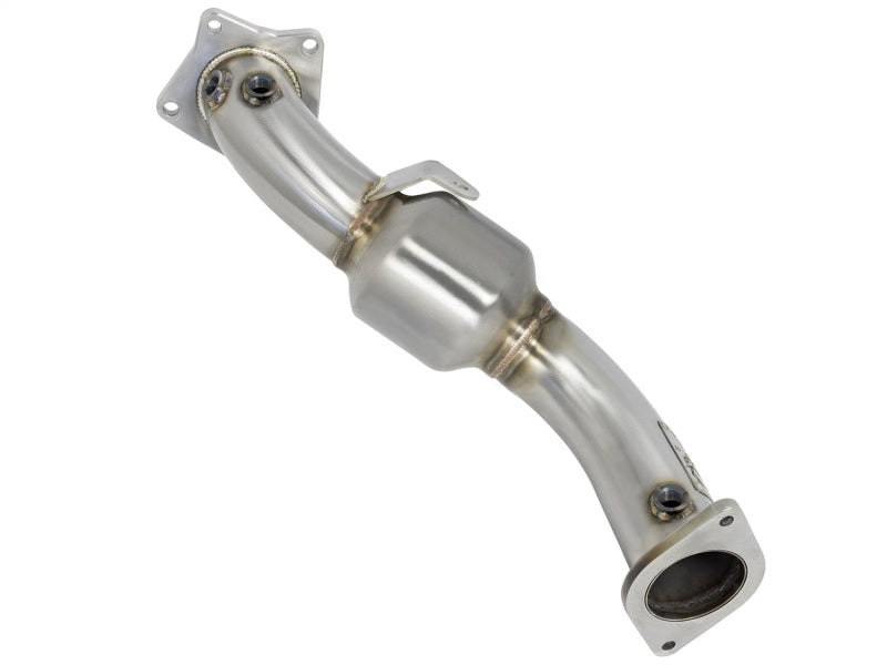 aFe Twisted Steel Down-Pipe Catted 13-16 Cadillac ATS L4-2.0L (t)-thumbmail-5