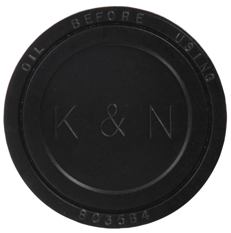 K&N Universal Rubber Filter 2.5in Flange ID x 3.5in OD x 5in Height-thumbmail-2