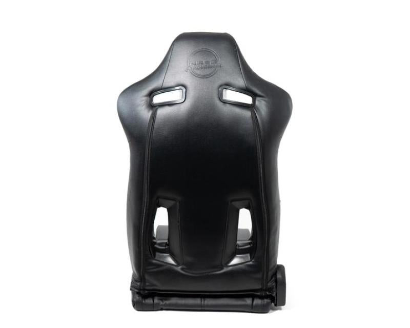 NRG Reclinable Sport Seats (Pair) The Arrow Black Vinyl w/ Pressed NRG logo w/ Black Stitch-thumbmail-2