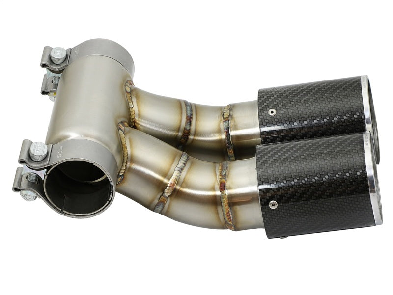 aFe Power 13-14 Porsche Cayman S / Boxster S Carbon Fiber Exhaust Tip Upgrade-thumbmail-3