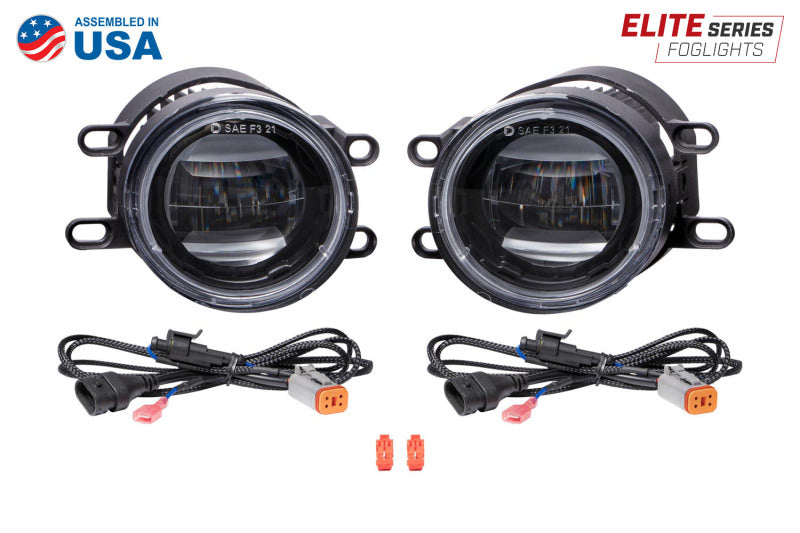 Diode Dynamics Elite Series Type B Fog Lamps - Yellow (Pair)-thumbmail-6