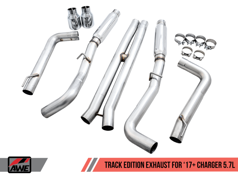 AWE Tuning 2017+ Dodge Charger 5.7L Track Edition Exhaust - Chrome Silver Tips-thumbmail-7