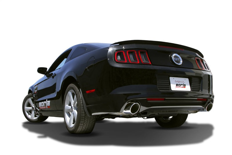 Borla 13-14 Mustang GT/Boss 302 5.0L V8 RWD Single Split Rr Exit Touring Exhaust (rear section only)-thumbmail-4