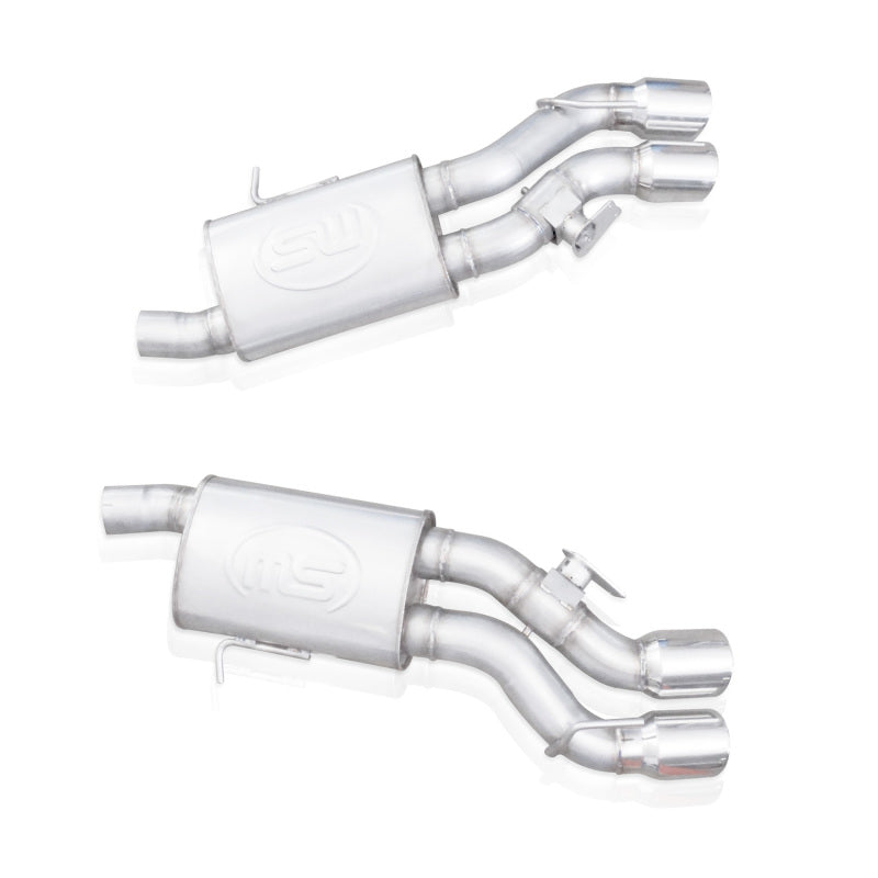 Stainless Works 2016-18 Cadillac CTS-V Sedan Axleback System Dual-Mode Turbo Mufflers 4in Tips-thumbmail-15