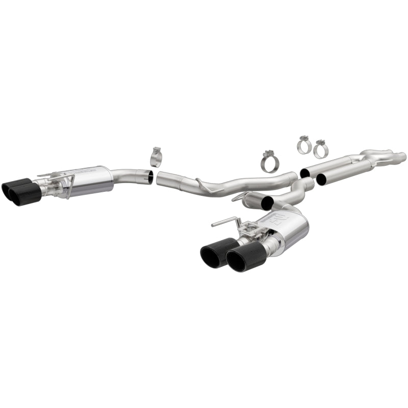 MagnaFlow Cat-Back 2016 Ford Mustang Shelby GT350/GT350R 5.2L V8 Carbon Fiber Tips-thumbmail-1