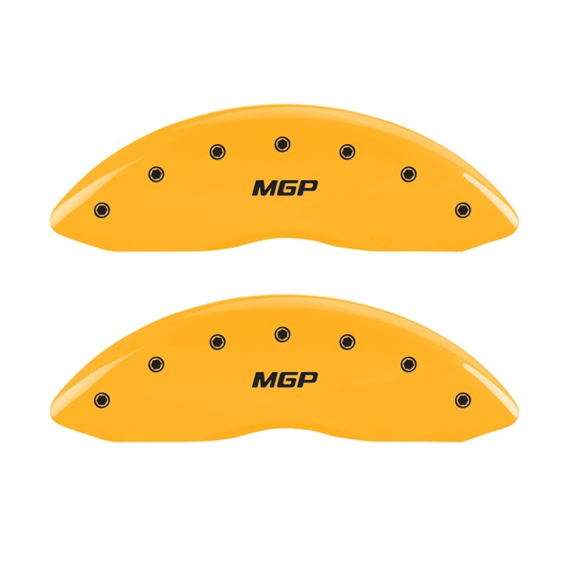 MGP Front set 2 Caliper Covers Engraved Front MGP Yellow finish black ch-thumbmail-1