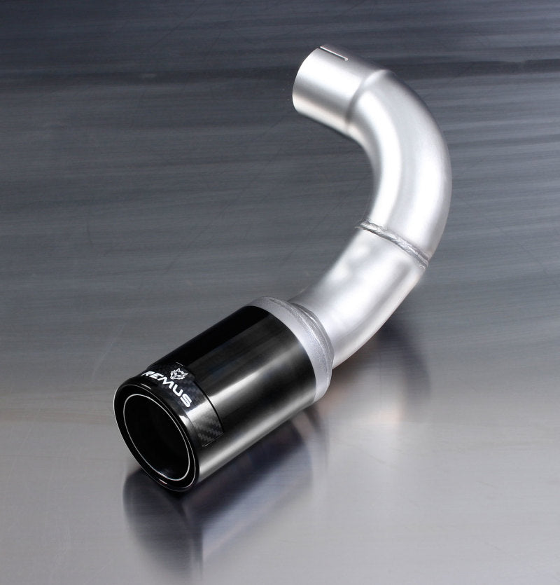 Remus 2011 BMW 1 Series F20/F21 84mm Black Chrome Straight w/Carbon Insert Tail Pipe Set-thumbmail-1
