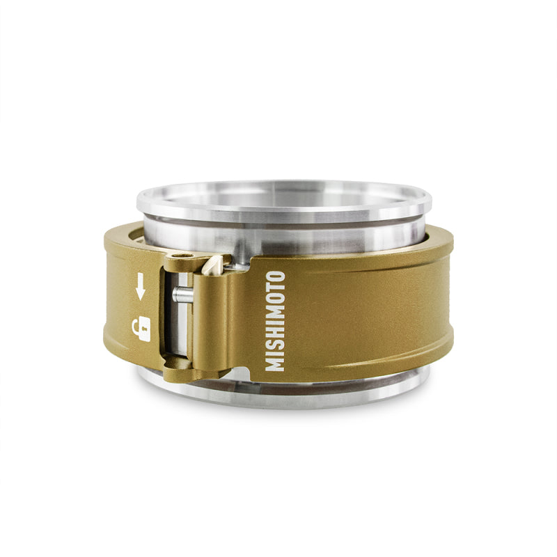 Mishimoto 3.0in Quick Release Clamp Assembly - Gold-thumbmail-2