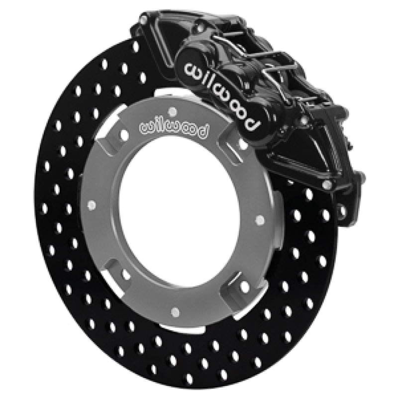 Wilwood 17-21 Can-Am X3RS Black 6-Piston Front Kit 11.25in - Drilled Rotors-thumbmail-2