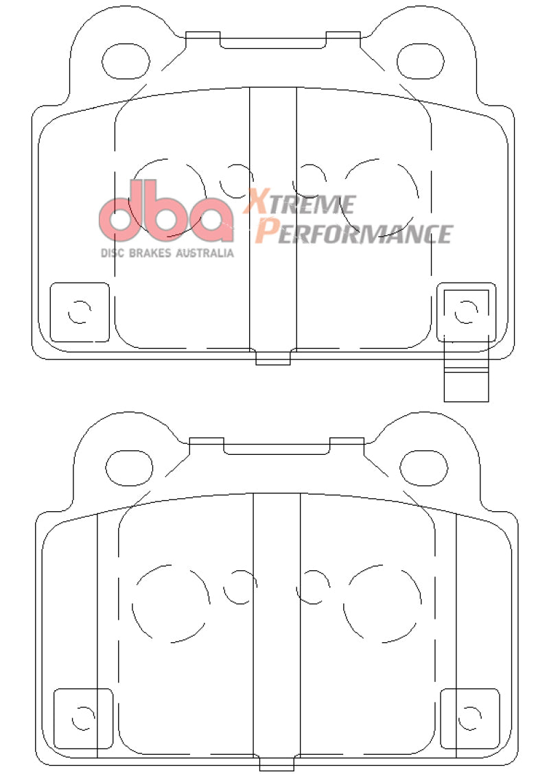 DBA 08-14 Mitsubishi EVO XP650 Rear Brake Pads-thumbmail-4