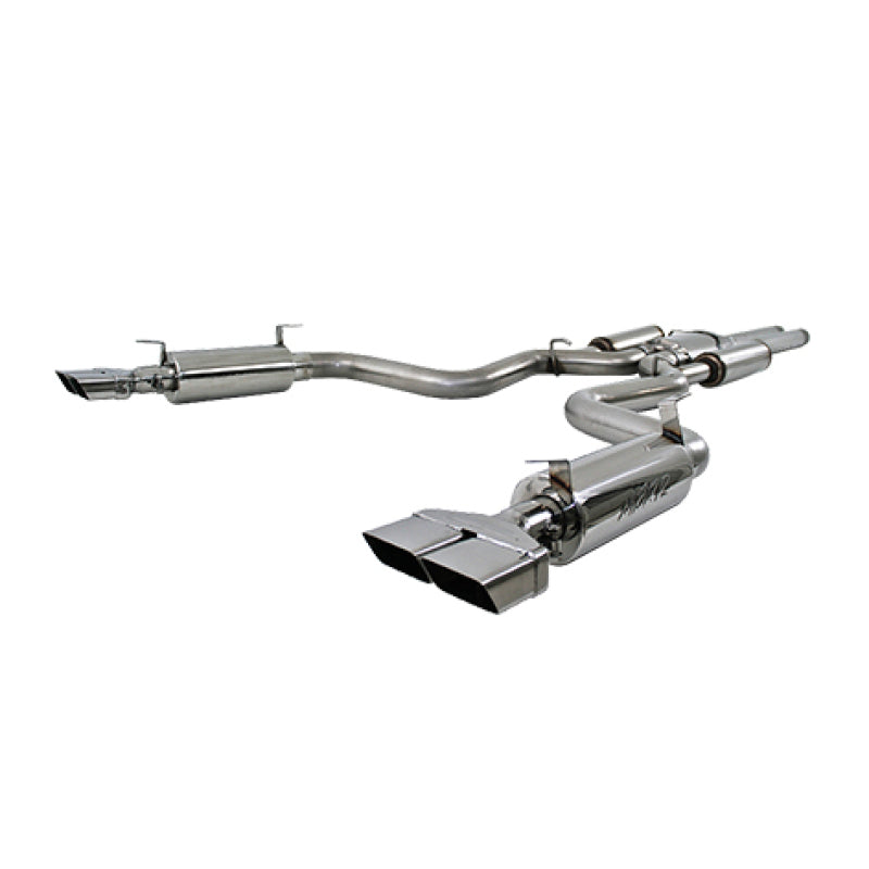 MBRP 08-11 Dodge Challenger SRT8 6.1L Hemi T304 Cat Back Dual Split Rear-thumbmail-2
