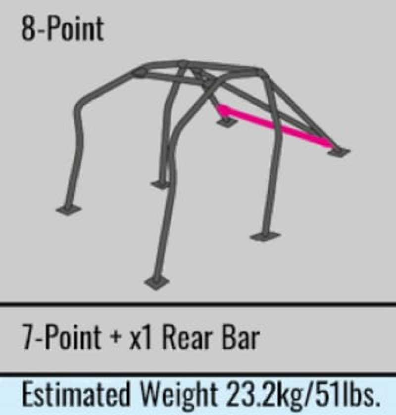 Cusco D1 Chromoly 2-Pssgr 8-PT DASH-ESCAPE LHD Roll Cage Subaru BRZ/86 (S/O No Cancel) CUSCO Blue-thumbmail-1