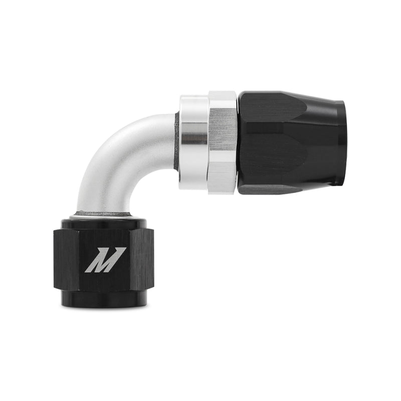 Mishimoto Aluminum -4AN 90 Degree Fitting - Black-thumbmail-1