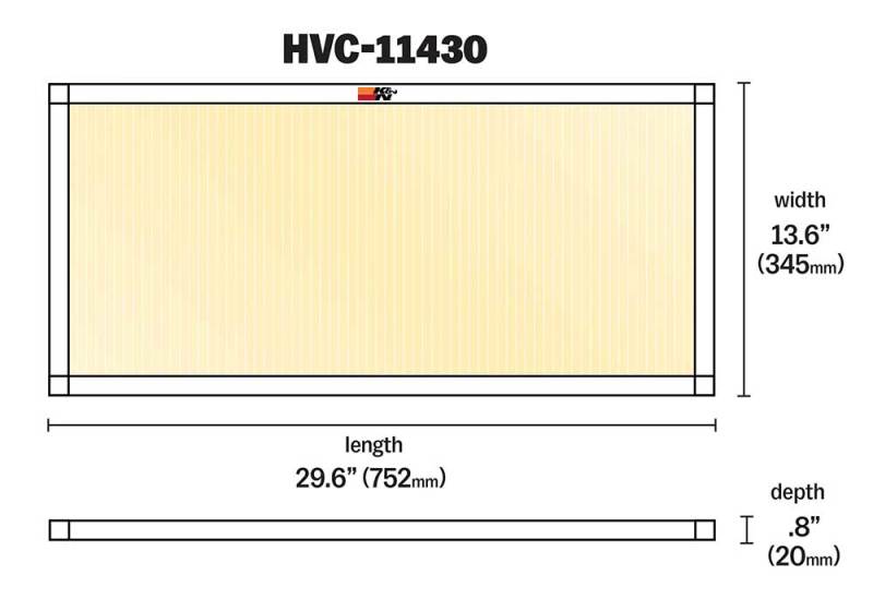 K&N HVAC Filter - 14 x 30 x 1-thumbmail-8