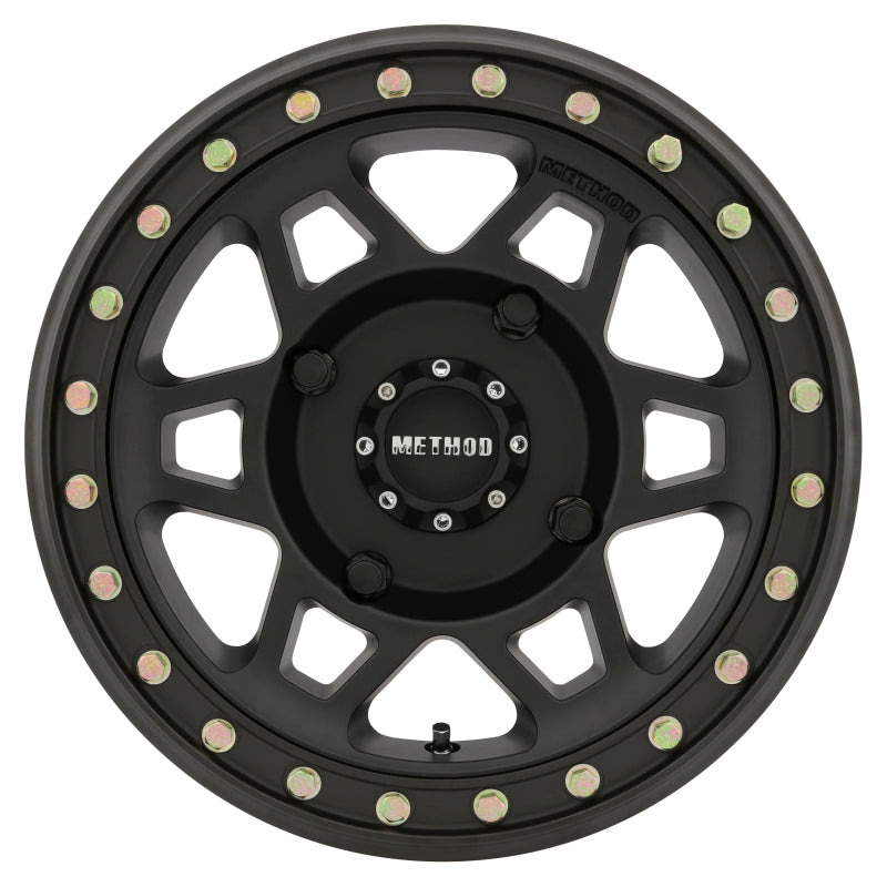 Method MR405 UTV Beadlock 15x7 / 5+2/38mm Offset / 4x136 / 106mm CB Matte Black Wheel-thumbmail-2