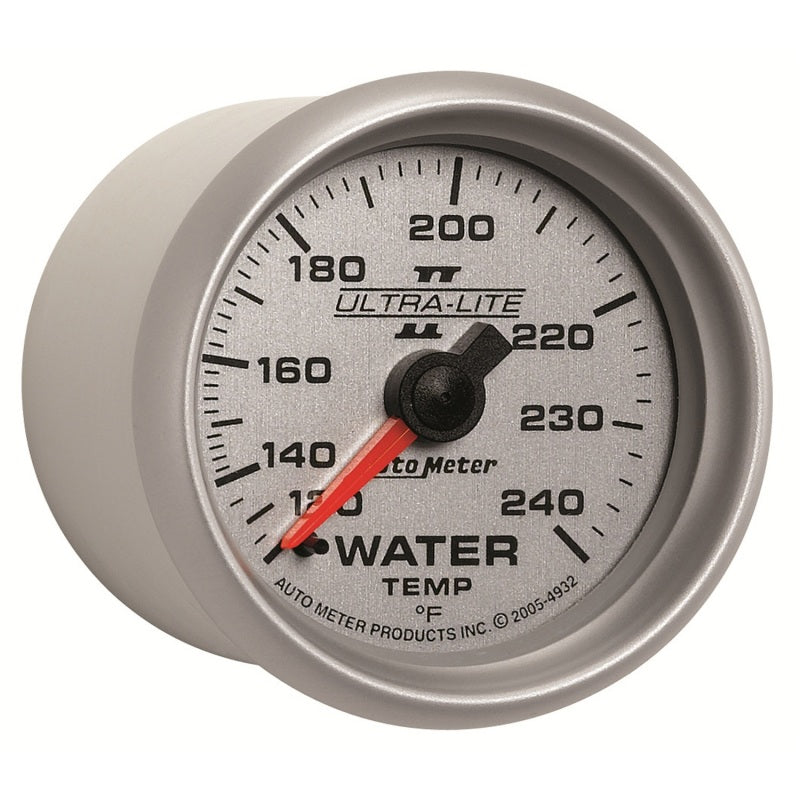 Autometer Ultra-Lite II 52mm 120-240 Deg F Mechanical Water Temp Gauge-thumbmail-2