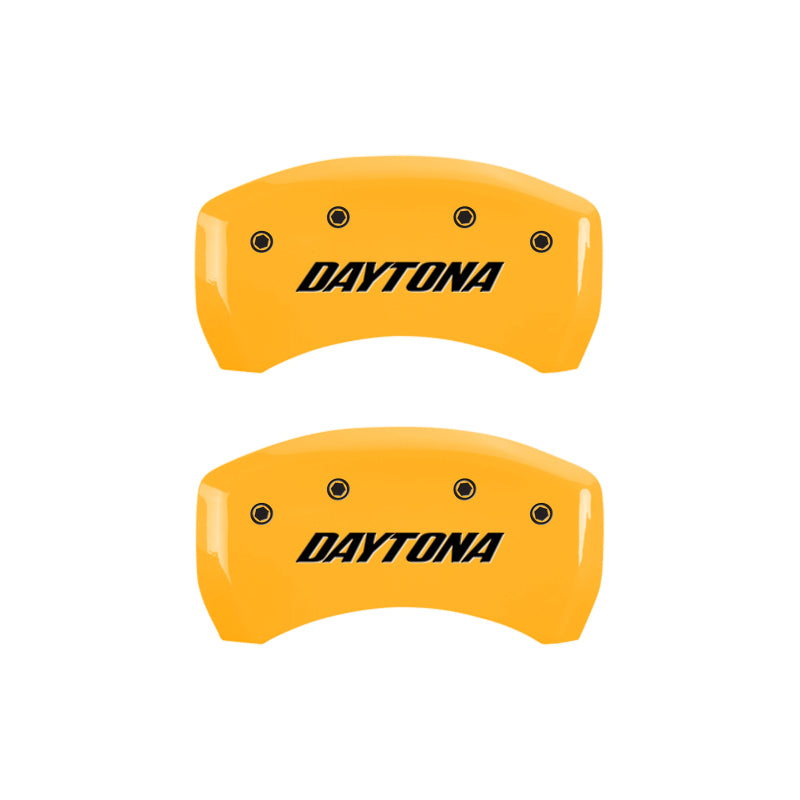 MGP 4 Caliper Covers Engraved Front & Rear Daytona Yellow finish black ch-thumbmail-4