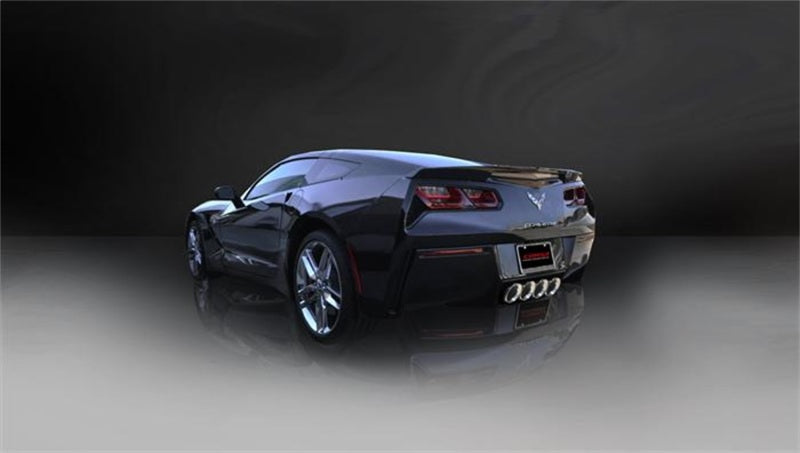 Corsa 2014 Corvette C7 Coupe 6.2L V8 AT/MT 2.75in Valve-Back Dual Rear Exit Polished Xtreme Exh-thumbmail-2