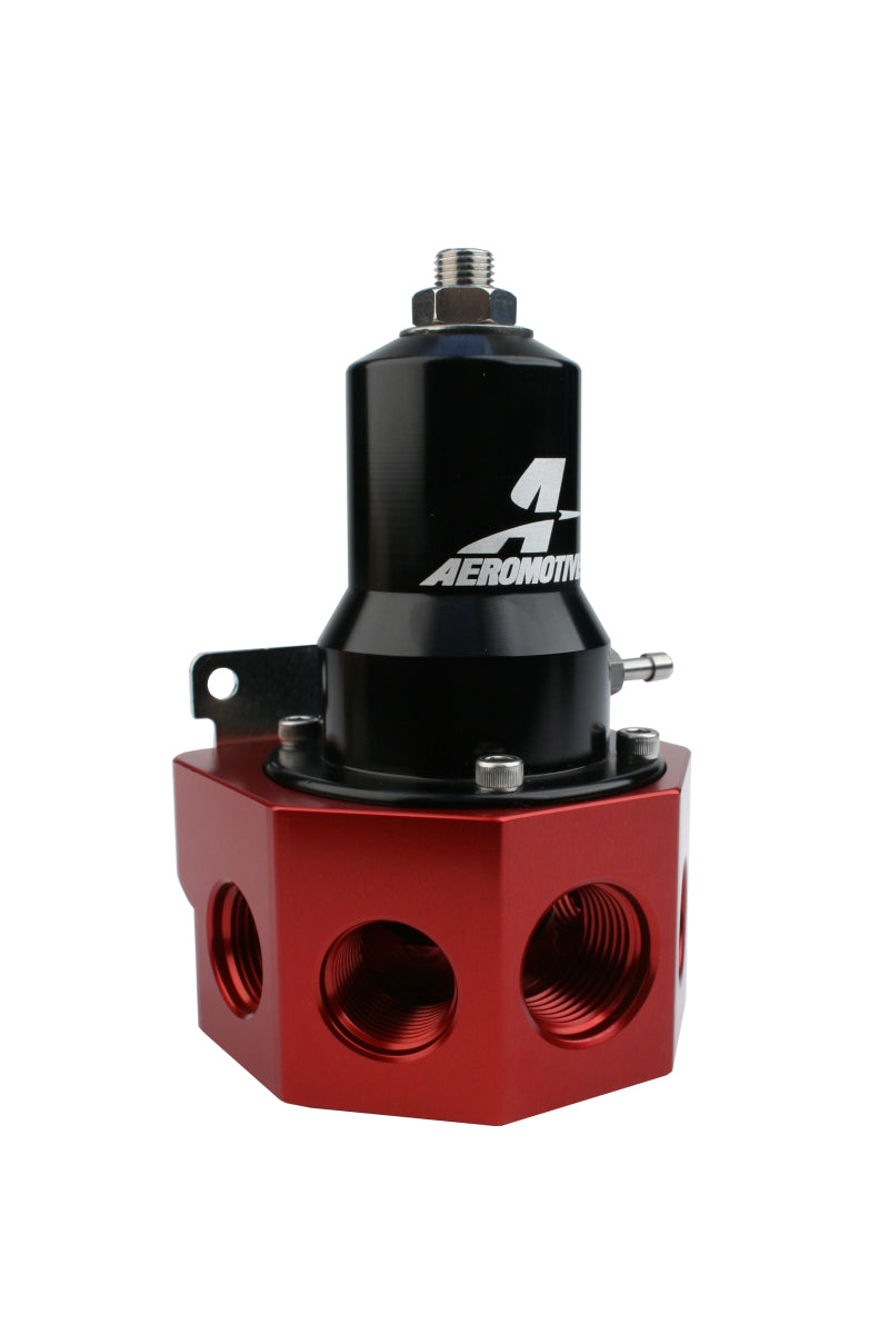 Aeromotive Regulator - 30-120 PSI - .500 Valve - 4x AN-08 and AN-10 inlets / AN-10 Bypass-thumbmail-3