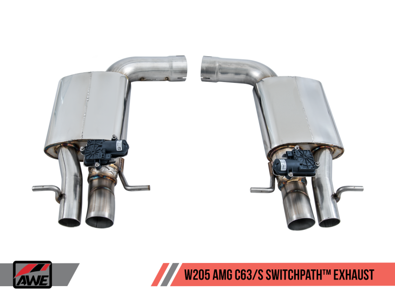 AWE Tuning Mercedes-Benz W205 AMG C63/S Coupe SwitchPath Exhaust System - for DPE Cars-thumbmail-8