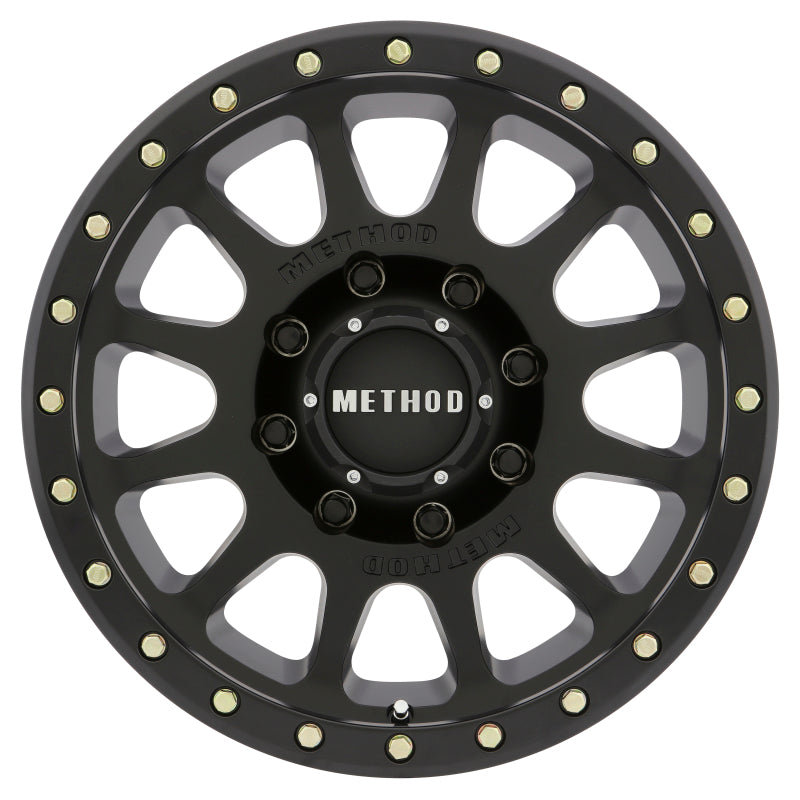 Method MR305 NV HD 18x9 +18mm Offset 8x180 130.81mm CB Matte Black Wheel-thumbmail-2