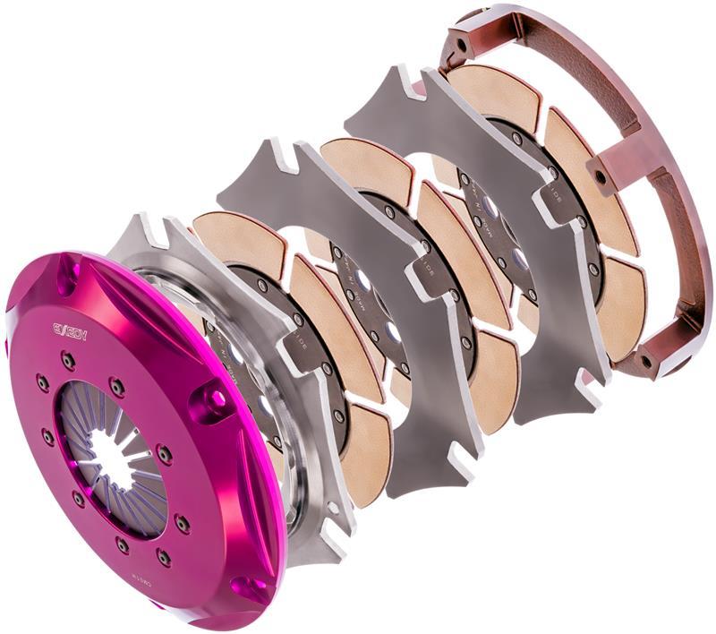 Exedy Universal Builder Series Triple Metallic Clutch Does NOT Incl FW Req. Custom Clutch Actuation-thumbmail-4