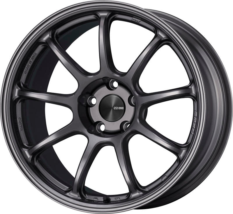 Enkei PF09 17x7 5x112 45mm Offset 75mm Bore Dark Silver Wheel-thumbmail-1