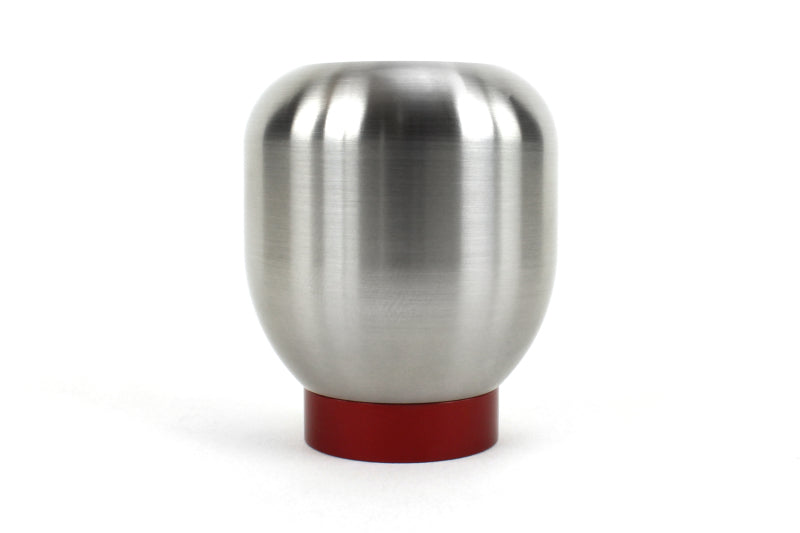 Perrin 17-18 Honda Civic Brushed Stainless Steel Large Shift Knob - 6 Speed-thumbmail-3