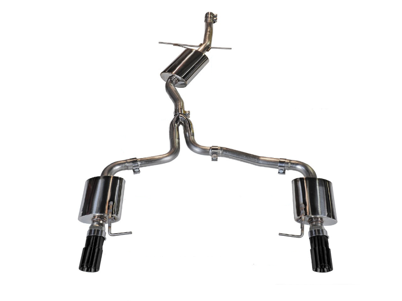 AWE Tuning Audi B8 A5 2.0T Touring Edition Exhaust - Dual Outlet Diamond Black Tips-thumbmail-2
