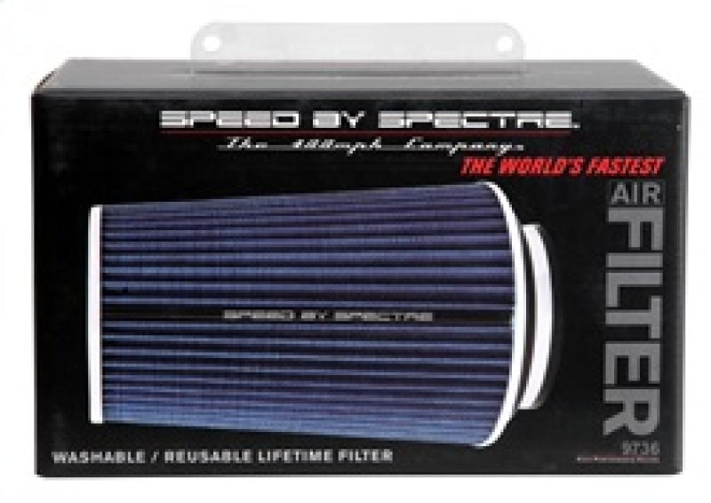 Spectre Adjustable Conical Air Filter 9-1/2in. Tall (Fits 3in. / 3-1/2in. / 4in. Tubes) - Blue-thumbmail-6