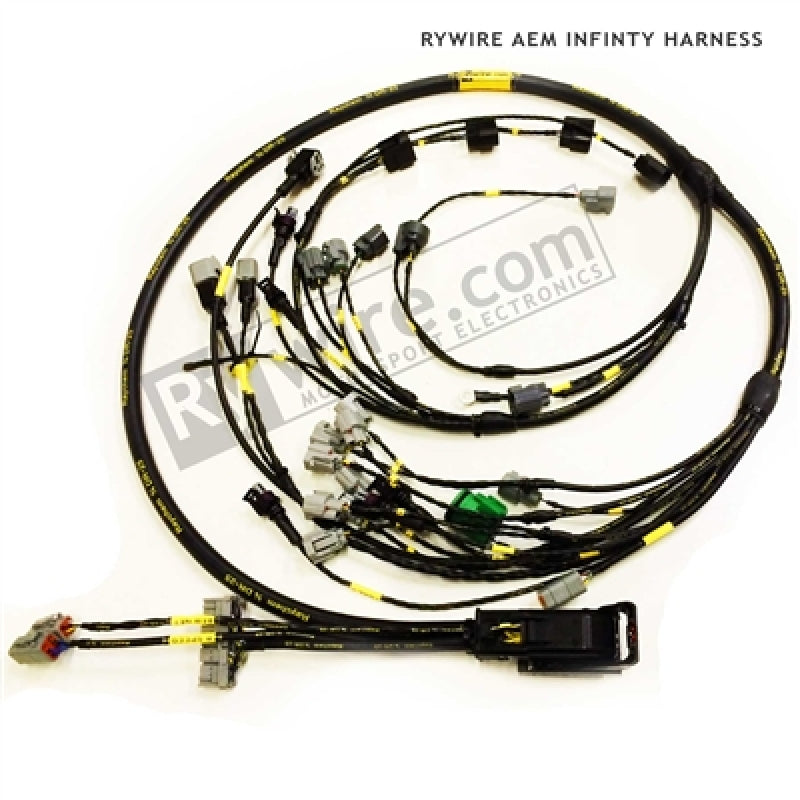 Rywire Honda B-Series AEM Infinity 508 MS Engine Harness w/K20 Coils/OBD2 Alt/EV14 Inj (Adapter Req)-thumbmail-1