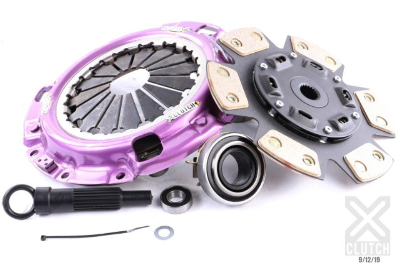 XClutch 92-96 Mitsubishi Lancer GSR 1.8L Stage 2R Extra HD Sprung Ceramic Clutch Kit-thumbmail-2