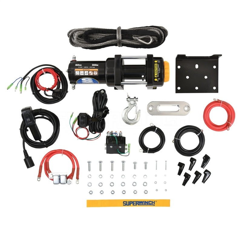 Superwinch 4000 LBS 12V DC 3/16in x 50ft Synthetic Rope LT4000 Winch-thumbmail-8