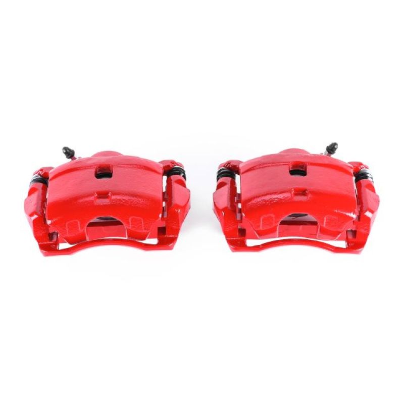 Power Stop 90-97 Honda Accord Rear Red Calipers w/Brackets - Pair-thumbmail-1