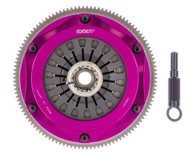 Exedy 2008-2015 Mitsubishi Lancer Evolution GSR L4 Hyper Triple Cerametallic Clutch Rigid Disc-thumbmail-3