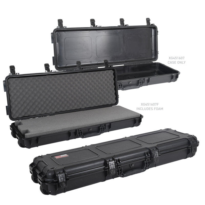 Go Rhino XVenture Gear Hard Case w/ Foam - Long 44in. / IP67 / Automatic Air Valve - Textured Black-thumbmail-7