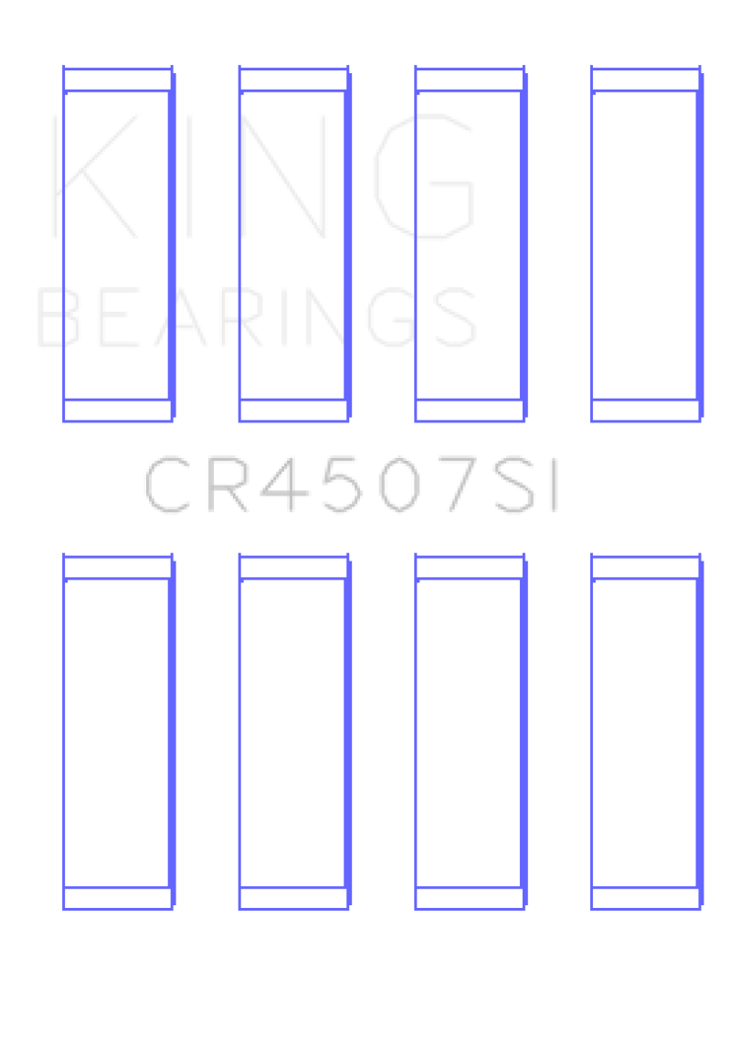 King Mazda MZR 2.3L 16v / Ford Duratec 2.3L 16v (Size +.75) Connecting Rod Bearing Set (Set of 4)-thumbmail-1