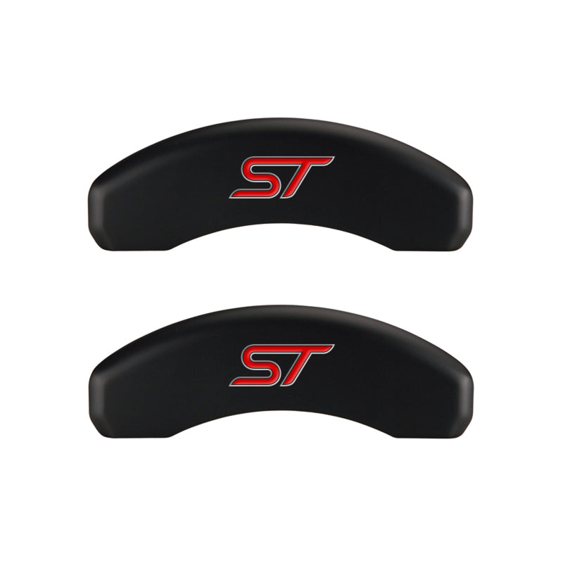 MGP 4 Caliper Covers Engraved Front & Rear No bolts/ST Red finish silver ch-thumbmail-5