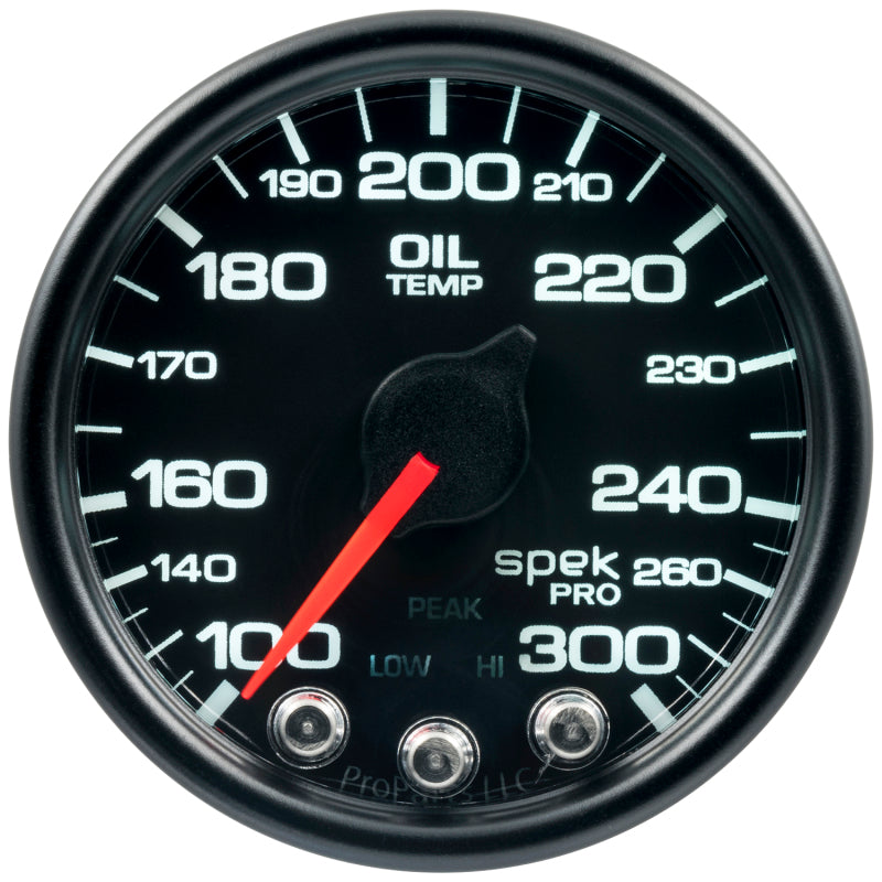 Autometer Spek-Pro - Nascar 2-1/16in Oil Temp 100-300F Bcb Ecu-thumbmail-1