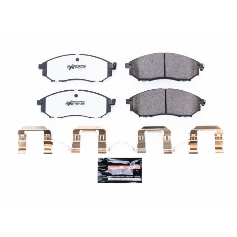 Power Stop 08-12 Infiniti EX35 Front Z26 Extreme Street Brake Pads w/Hardware-thumbmail-2