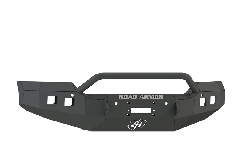 Road Armor 15-19 GMC 2500 Stealth Front Winch Bumper w/Pre-Runner Guard - Tex Blk